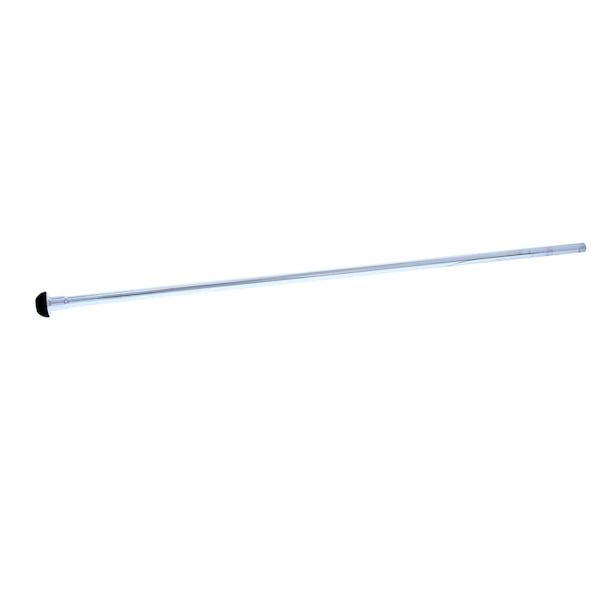 Jones Stephens 3/8in. x 12in. Chrome Plated Toilet Riser with Heavy Duty Rubber Bullnose S04060 - main